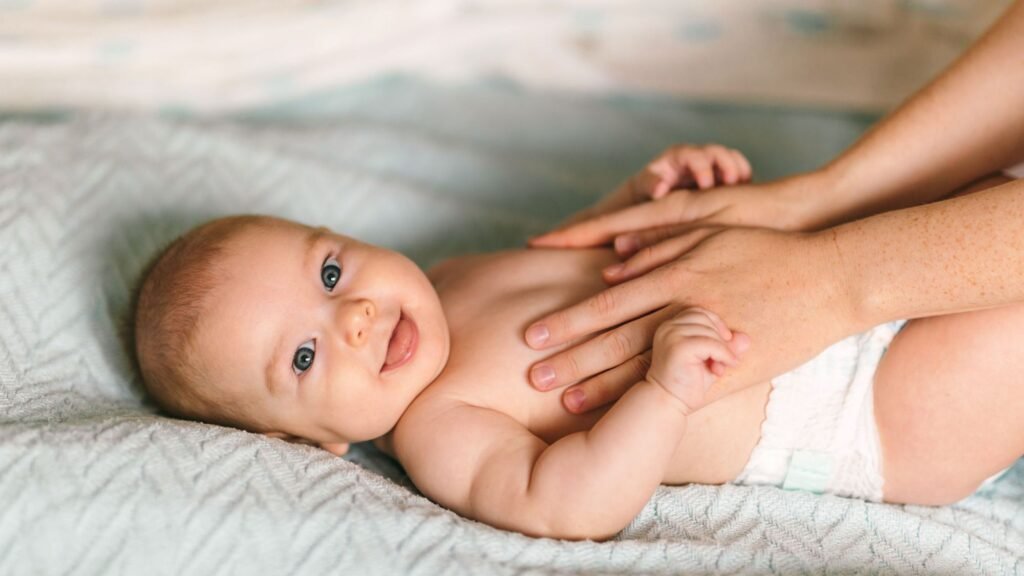 born baby massage